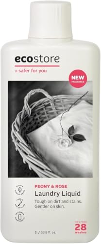ecostore(エコストア) ランドリーリキッド 【ピオニー&ローズ】 1L 洗濯洗剤 洗剤 液体 植物由来 肌にやさしいのサムネイル