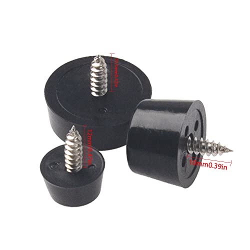 Rrina 72Pcs Medium Hard Cutting Board Rubber Bumper Feet with Stainless Washer Screws Assortment Kit 3 Sizes 0.6 Rrina 72Pcs Medium Hard Cutting Board Rubber Bumper Feet with Stainless Washer Screws Assortment Kit 3 Sizes 0.6