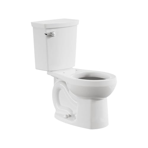 American Standard 288DA114.020 H2Optimum Two-Piece Toilet, Round Front, Standard Height, White, 1.1 gpf