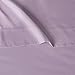 Amazon Basics Lightweight Breathable Ultra-Soft Wrinkle-Free Microfiber 4-Piece Bed Sheet Set with 14-Inch Deep Pockets, Full, Frosted Lavender, Solid