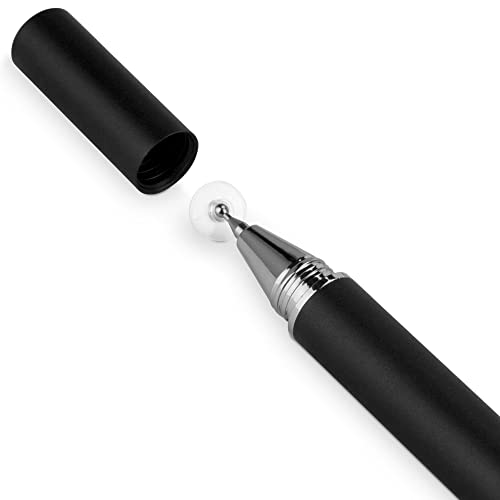 BoxWave Stylus Pen Compatible with ROADOM Raspberry Pi Screen Responsive Smooth Touch (7 in) - FineTouch Capacitive Stylus, Super Precise Stylus Pen - Jet Black
