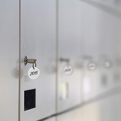 Avery Metal Rim Key Tags, 1.25" Diameter Tag, Includes Strings, White, 500 Tags (14313) #TOP7