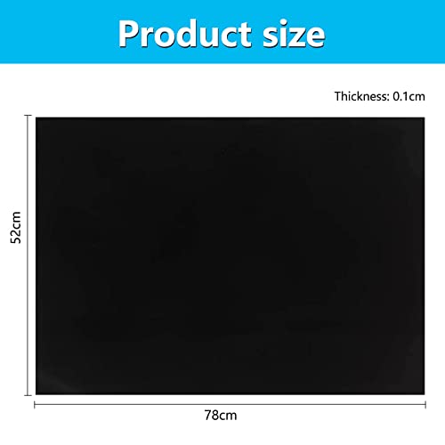 OMJMYY 78 x 52 Large Induction Hob Protector Mat Silicone Induction Hob Cover (Magnetic) Cooktop Scratch Protector Heat Resistant Anti Slip BPA Free for Induction Stove Multifunctional Silicone Mats
