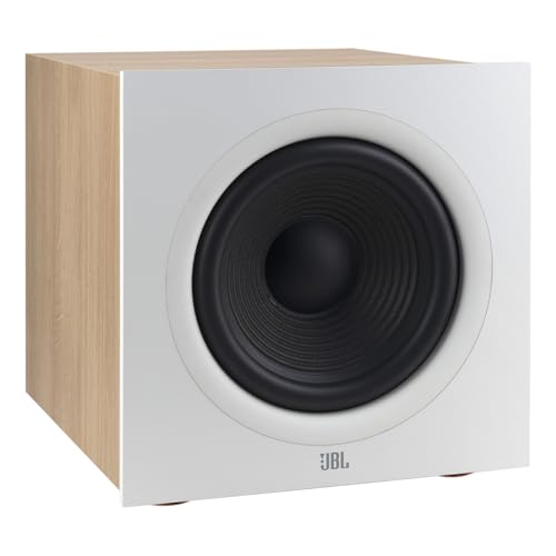 Image of JBL Stage 2 200P 300 Watt 10 Inch Powered Subwoofer - Pair (Latte)