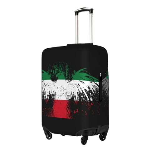 Travel Luggage Cover Kuwait Kuwaitis Flag Fashion Washable Baggage Suitcase Protector Fit For Luggage Small2