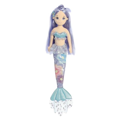 Aurora® Enchanting Sea Sparkles™ Floral Sparkles Ivy™ Stuffed Doll - Imaginative Play with Magical Companions - Perfect for Kid's Birthdays and...