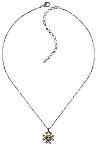 Preisvergleich Produktbild CKAWM Halskette Magischer Feuerball Mini Beige Golden Antique Silver