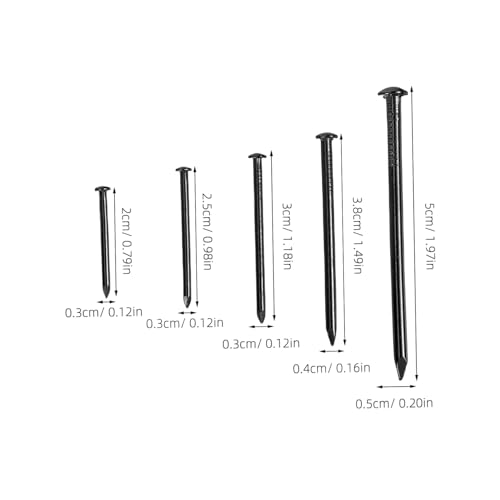 Image of DOITOOL 1set Assorted Hardware Nails for Wall Hangings Multipurpose Picture Hanger Kit Nails for Frames and Boards Attachment for Home Use