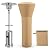 Giantex Patio Heater Cover, Waterproof Outdoor Stand-up Heater Cover w/ Zipper & Storage Bag, Dustproof, Wind-resistant, Sun-proof Propane Heater Cover, 87" H x 34" D x 19" B (Light Brown)
