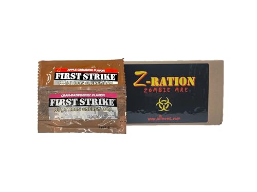 First Strik Bars 6 Packs - Cran-Raspberry, Apple Cinnamon, Chocolate, Mini Mocha and Variety Pack Options (3 Apple 3 Cran-Raspberry)