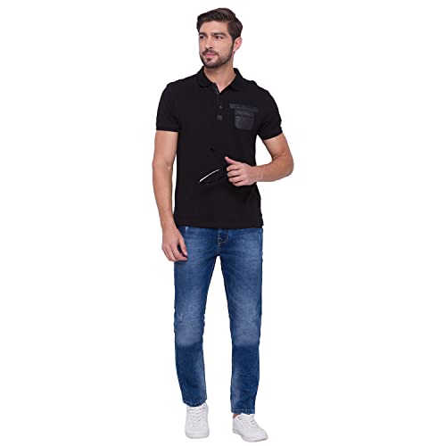Image of Being Human Blue Slim Straight Fit Denims for Men Clothing