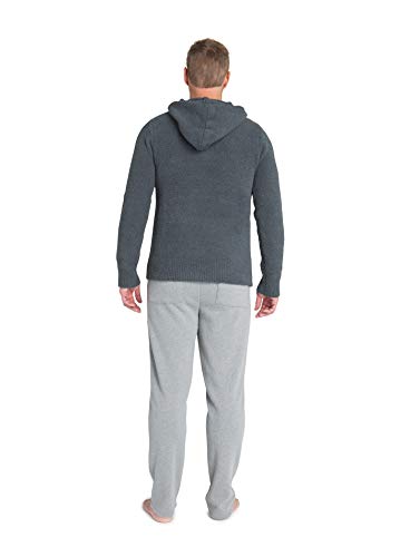 Barefoot Dreams CozyChic Men’s Pullover Hoodie, Light Sweater3