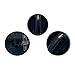 ihreesy 3PCS Car Air Conditioning Control Switch Knobs,55905-0C010 A/C Climate Control Knob Switch Air Conditioner Control Knob Replacement Fit for Tundra00-06