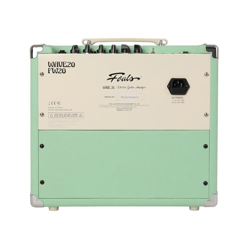 Image of FOALS Electric Guitar Amp 20W (30W Peak), Dual-Channel Clean /Drive Combo Amplifier with Bluetooth, 8-Inch Speaker, 3 Band EQ, Headphone Output & AUX Input for Home Practice(Green)