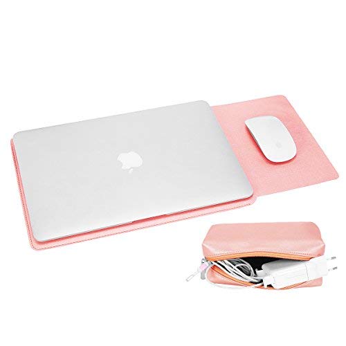 See full amazon price history chart for Enthopia 13 Inch Laptop Sleeve for 13-13.3 Inch MacBooks / Other Slim Laptops Sleeve with Organiser Pouch FOR Mouse,Charger,Hard Disk,Pen Drive,etc - Vegan Leather (Pink) Enthopia 13 Inch Laptop Sleeve for 13-13.3 Inch MacBooks / Other Slim Laptops Sleeve with Organiser Pouch FOR Mouse,Charger,Hard Disk,Pen Drive,etc - Vegan Leather (Pink) (B07CH6RHP7) Amazon Price History, Amazon Price Tracker