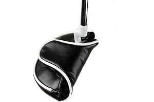 Sahara No-Logo Synthetic Leather Mallet Putter Headcover
