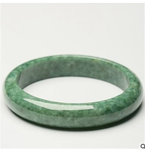 Jade Bracelet for Women, Natural Green Jade Bangle, Genuine Grade A Jadeite Bangles with Jewelry Box (Size : 54mm)2