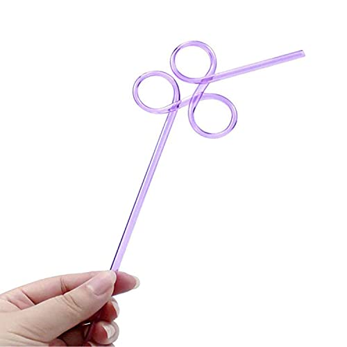 60 pitillos locos reutilizables de colores para fiesta miniatura 7