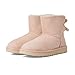 UGG Women's MINI Bailey Bow II Fashion Boot, Beige Blush, 9