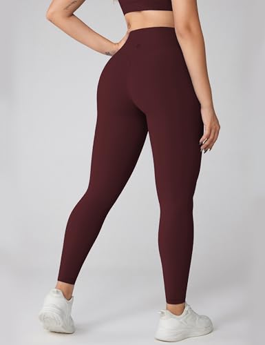 Image of UNISSU Hugcurve No Front Seam High Waisted Workout Leggings for Women Buttery Soft Yoga Pants Gym Athletic Tights - 25''