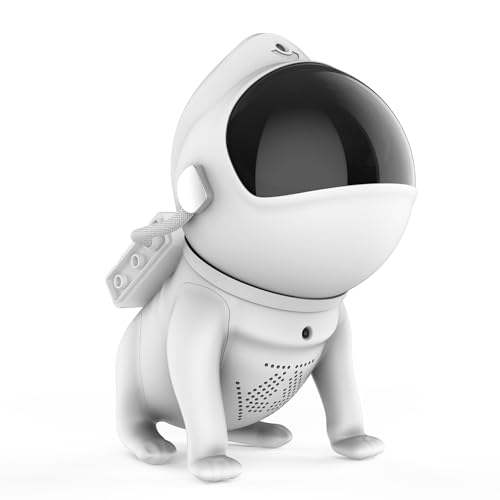 Astronauta Space Dog Music Proiezione Atmosfera Speaker Night Light Decorative per soggiorno camera da letto bluetooth