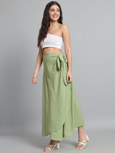 Image of Women's Long Wrap Around Maxi Skirt | Women Wear Long Skirt