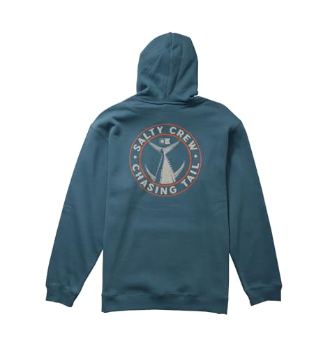 Image of Salty Crew Men's Tailed Hood Fleece - Men's Fashion Casual Long Sleeve Hoodie Cotton - Lifestyle Beach Apparel
