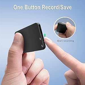 Image of DDLC 64gb Slimmest Mini Digital Voice Activated Audio Recorder Inbuilt Memory with 750 Hours Recording Capacity and 30 Hours Battery Time After Single Charge, Metal Case