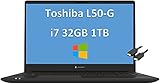 2022 Latest Toshiba Dynabook Satellite Pro L50-G 15.6' FHD (Intel Quad Core i7-10510U, 32GB RAM, 1TB...