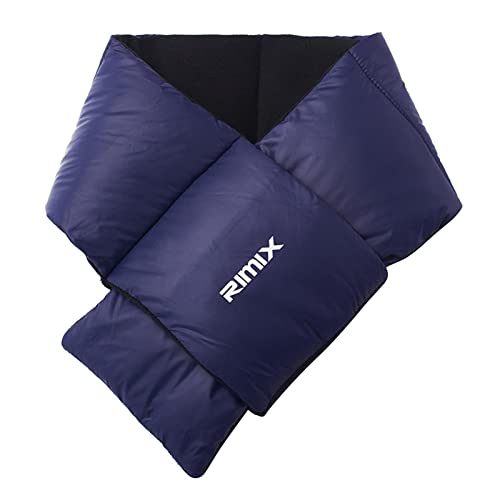 Gepnoo Cachecol Térmico Feather Winter Cachecol Snood Polar, Jaqueta D 'All', Azul