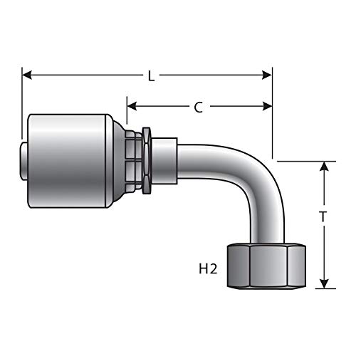 Image of Gates G25180-1210 Hydraulic Coupling