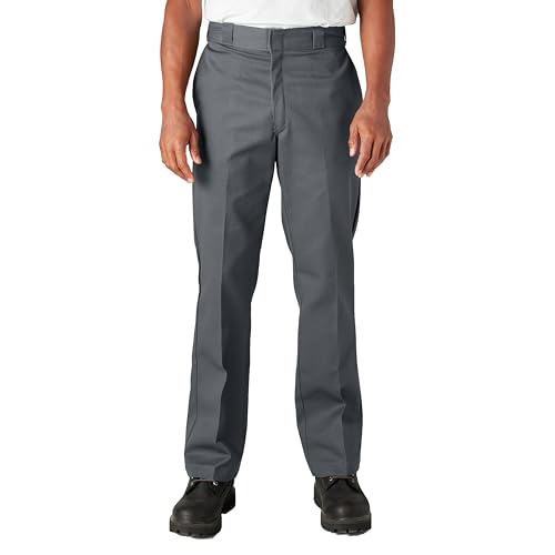 Dickies Men's Loose Fit Cargo Work Pant, Charcoal, 40x32