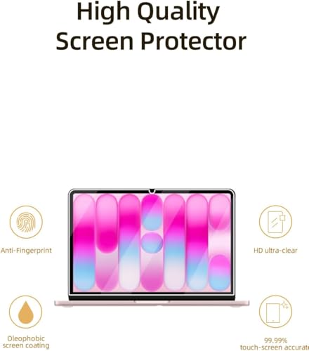 Image of 2-Pack Screen Protector Designed for 2026 MacBook Neo 13inch Frosted 5H PET Anti Scratch Dustproof Accessories (Matte, 2 Pack)