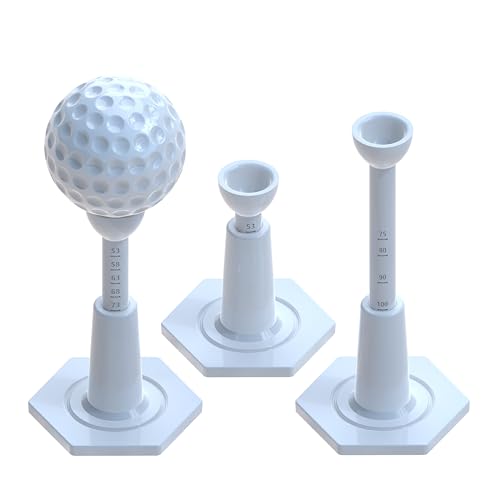 Hotenfes Adjustable Unbreakable Golf Tee，Rubber...