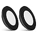 Dream Lighting 2W LED Recessed Down Light - Warm White Black Shell Pack of 2
