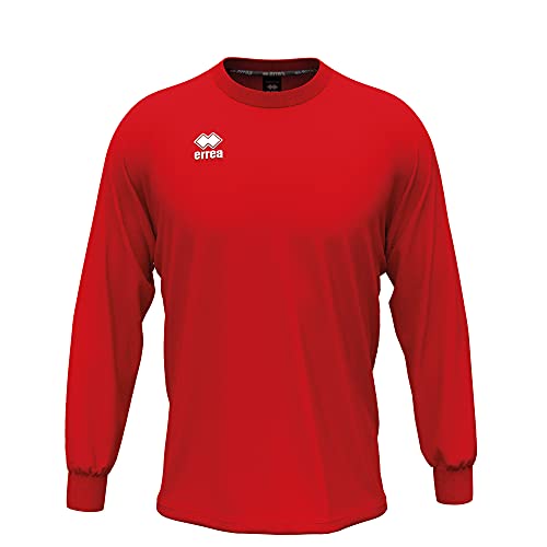 Errea Madison Felpa Sportiva, Unisex adulto, Rosso, S