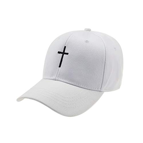 Image of Chensheng Cross Embroidery Baseball Cap,Adjustable Structured Dad Hat for Men Women Sun Hat