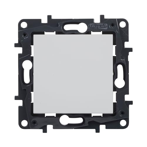 LEGRAND Interrupteur ou commutateur composable 10AX pour installation encastrée, gamme Niloé Step, couleur blanc, 398220