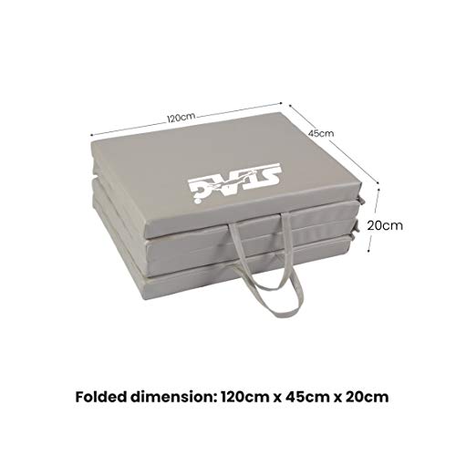 Image of STAG Multi-Purpose Foldable Fitness MAT 180 CM X 120 CM X 40 MM | Use as Tumbling mat, Gymnastics mat, Crash pad | Thick Foam | for Both Men and Women