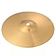 Healily Hi-Hat Becken Hi Hat Paar Trommeln Teil Musikinstrument Zubehör, Messing, goldfarben, 20 cm