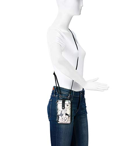 The Sak Women's Artist Circle Wristlet (O/S, Black Peony)