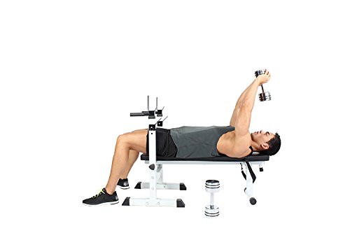 POWRX Manubri pesi cromati 20 kg set (2 x 10 kg) +...
