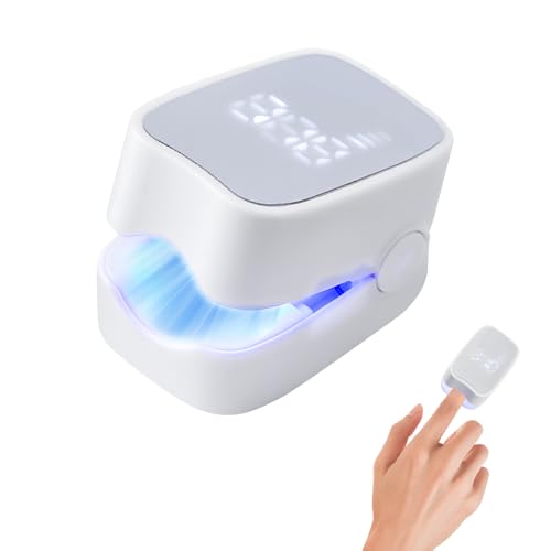 Dispositivo Láser para Hongos en las Uñas y los Pies, Dispositivo de Tratamiento de Hongos - Uñasde los Pies Limpieza y ReparacióN de UñAs, Láser Antimicótico Casero de Acción Rápida (Blanco)