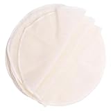 Tofficu Set 30 Pezzi Tappetini Antiscivolo per Cottura a Vapore in Cotone Traspirante 20 Cm, Fodera Riutilizzabile per Vaporiera, Accessori Cucina per Cottura Uniforme e Pulizia