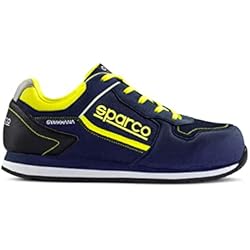 Tenis De Seguridad Sparco Sparco 0752743BMGF, Gymkhana S1p SRC, Zapatos de Seguridad de Trabajo, Turquesa, Unisex Adulto, Multicolor, 43 EU