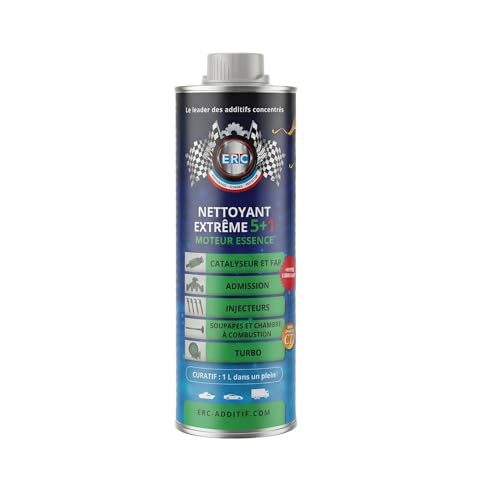 Additif Essence ERC nettoyant extrême injecteur pour réduire consommation et émission CO2