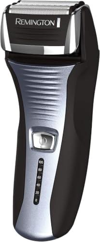 Remington F5 Power Series Foil Shaver, Electric Razor for Men, Cordless Rechargeable with Pop Up Trimmer, Pivot & FlexFoil Technology, Lightweight Handheld Design, Black