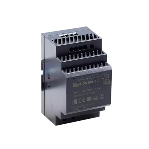 1 PZ DDR-60 DDR-60G-12 DDR-60G-24 DDR 60L/60G Alimentatore Switching DCDC ferroviario 60 W 5 V 12 V 15 V 24 V