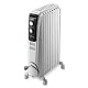 DeLonghi Heizkörper in Schwarz und Edelstahl, 2000 W