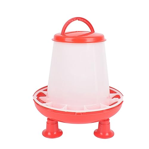 Thicken Chick Fountain Waterer Set for Outdoor Poultry Feeding Water Containers for Duck Quails Pigeons Water Fountain